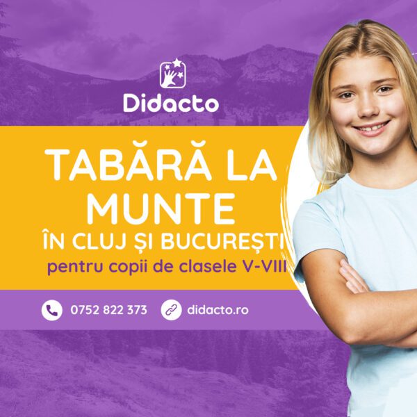 Tabara de vara la munte pentru copii in Cluj și București