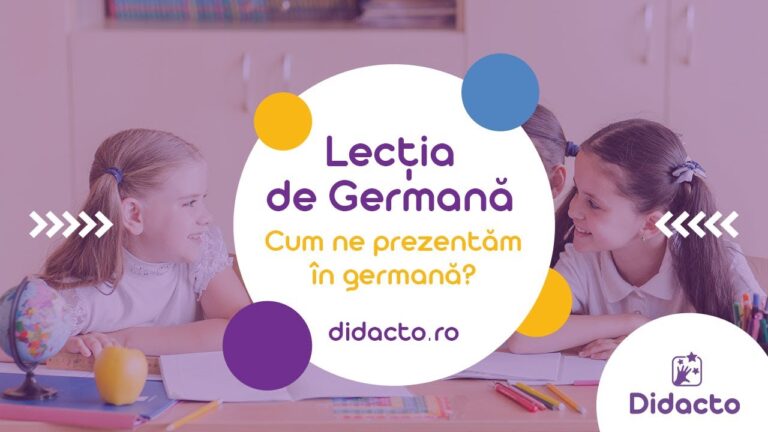 prezentare in germana