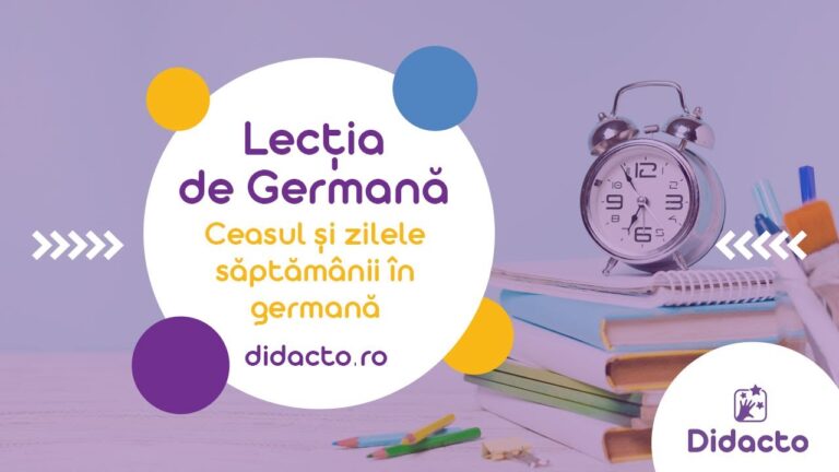 Ceasul in germana si zilele săptămânii