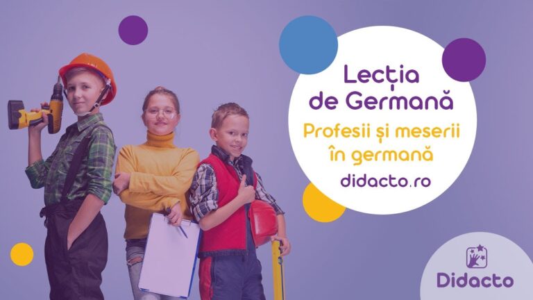 Profesii si meserii in germana