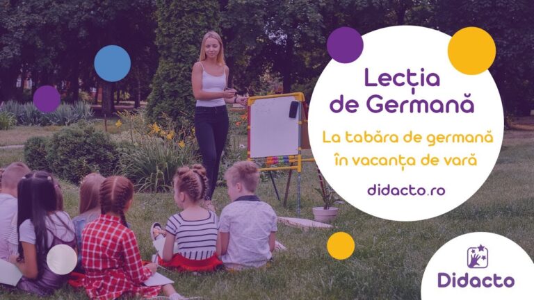 la tabara de germana pe perioada vacantei