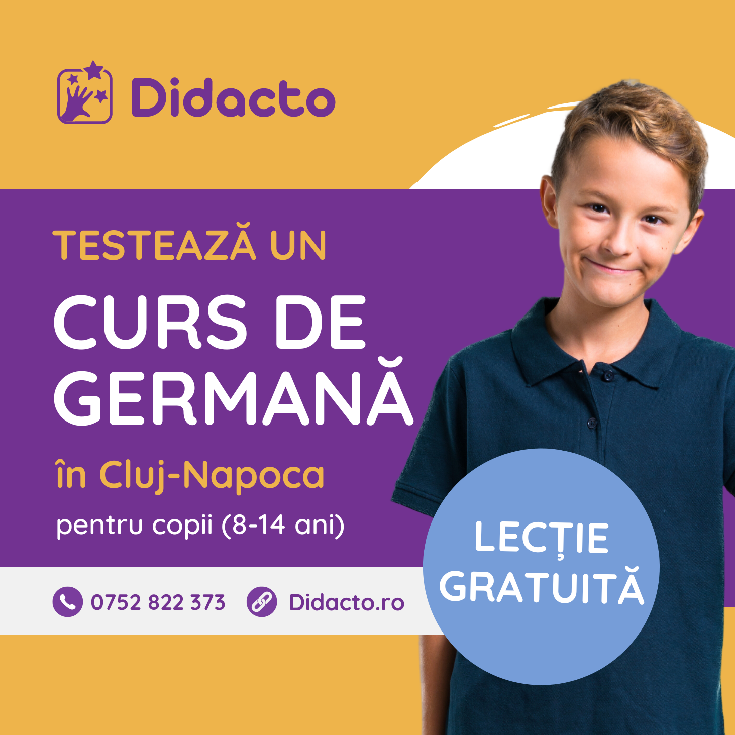 Curs Gratuit de Germana pentru Copii in Cluj
